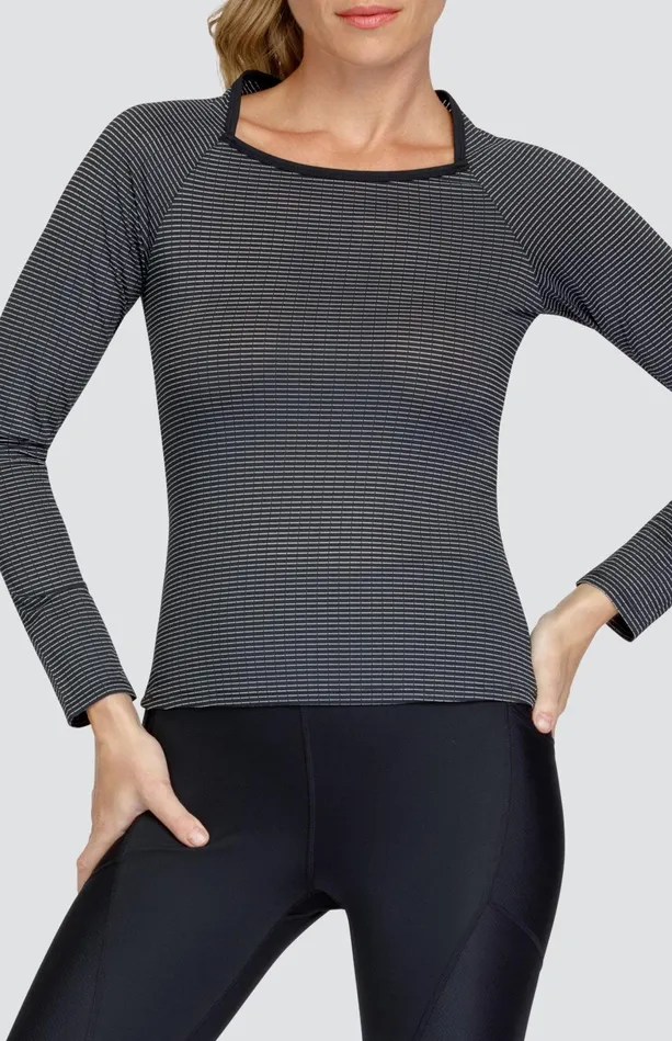 Tail Activewear Winifred Top 8211 Onyx Black 8211 FINAL SALE Women Long Sleeve