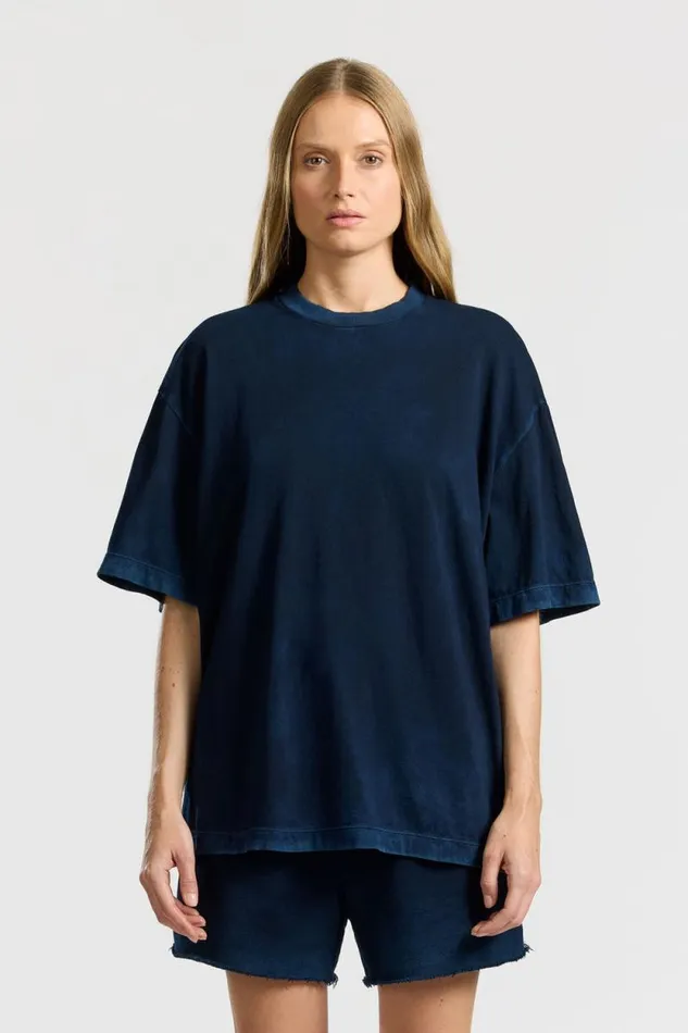 Tees Women COTTON CITIZEN Bowie Tee Vintage Navy Tees Women COTTON CITIZEN Bowie Tee Vintage Navy