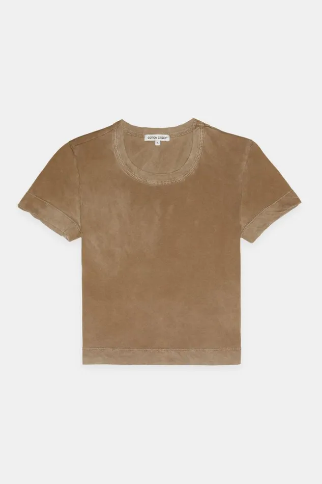 Tees Women COTTON CITIZEN Standard Baby Tee Vintage Chai Tees Women COTTON CITIZEN Standard Baby Tee Vintage Chai