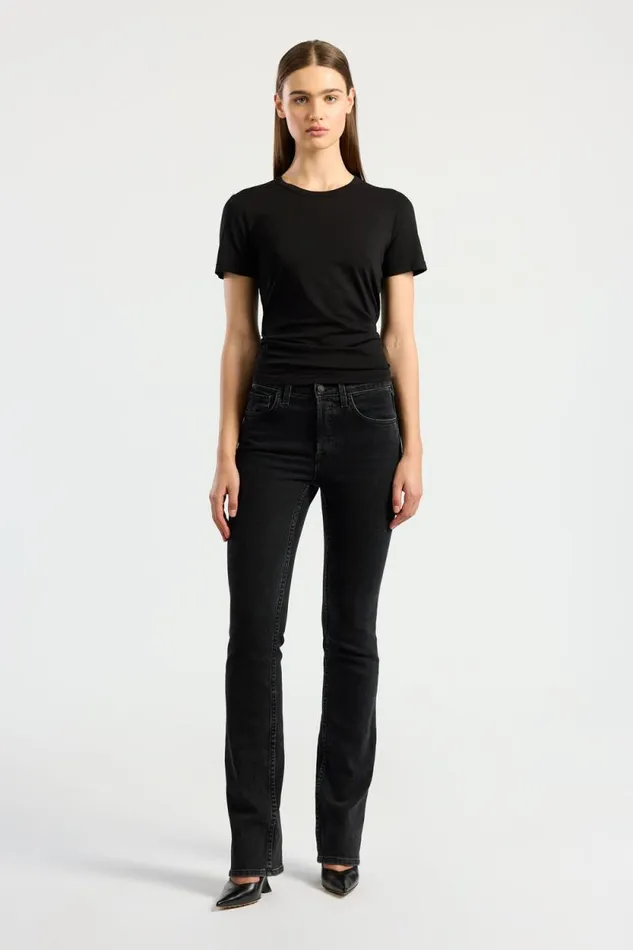 Tees Women COTTON CITIZEN Standard Tee Jet Black Tees Women COTTON CITIZEN Standard Tee Jet Black