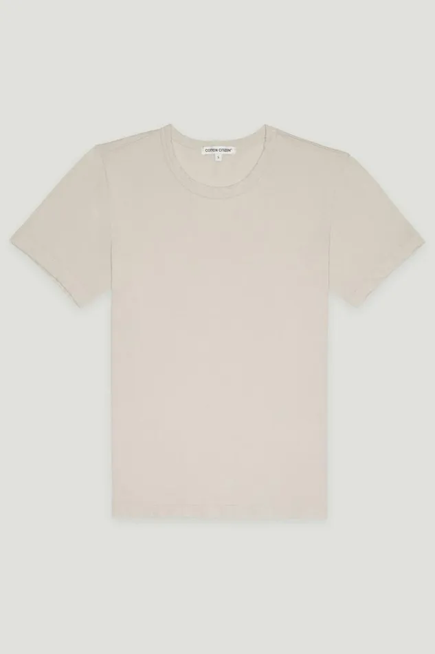 Tees Women COTTON CITIZEN Standard Tee Vintage White Stone Tees Women COTTON CITIZEN Standard Tee Vintage White Stone