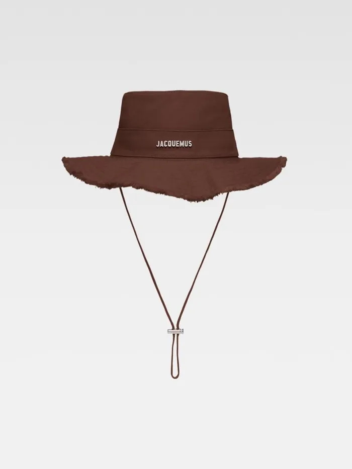 The Artichaut Bucket Hat Brown WomenMen JACQUEMUS Hats