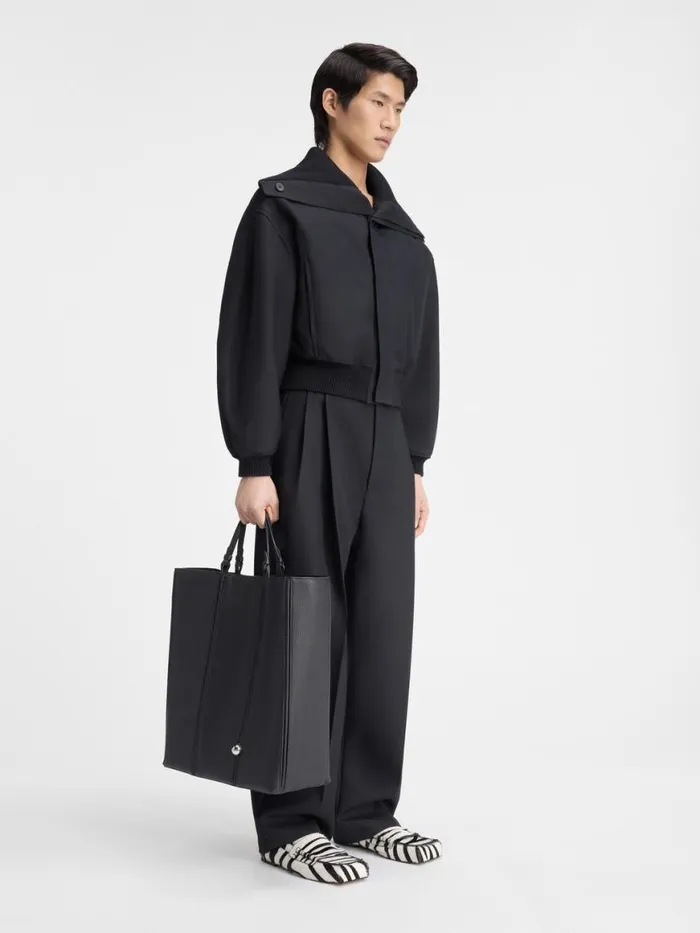 The Bordo Bomber Jacket Black Men JACQUEMUS Coats and Jackets The Bordo Bomber Jacket Black Men JACQUEMUS Coats and Jackets