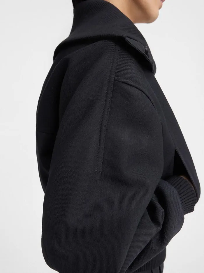 The Bordo Bomber Jacket Black Men JACQUEMUS Coats and Jackets The Bordo Bomber Jacket Black Men JACQUEMUS Coats and Jackets