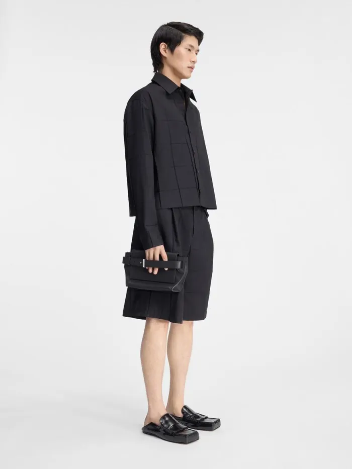 The Corto Shirt Black Men JACQUEMUS Shirts The Corto Shirt Black Men JACQUEMUS Shirts
