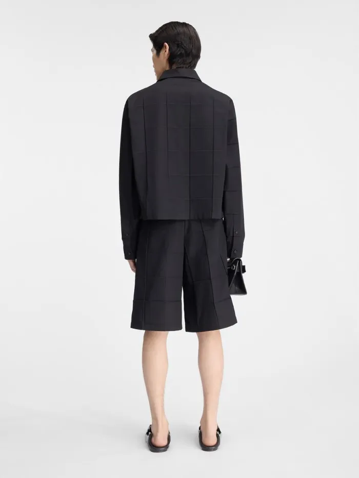 The Corto Shirt Black Men JACQUEMUS Shirts The Corto Shirt Black Men JACQUEMUS Shirts
