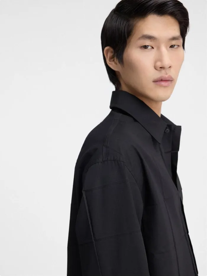 The Corto Shirt Black Men JACQUEMUS Shirts The Corto Shirt Black Men JACQUEMUS Shirts
