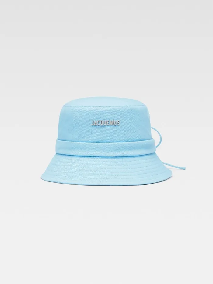 The Gadjo Bucket Hat Blue Women JACQUEMUS Hats