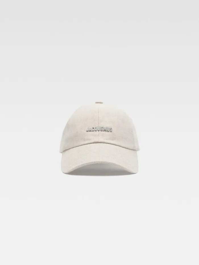 The Gadjo Cap Light Greige WomenMen JACQUEMUS Hats