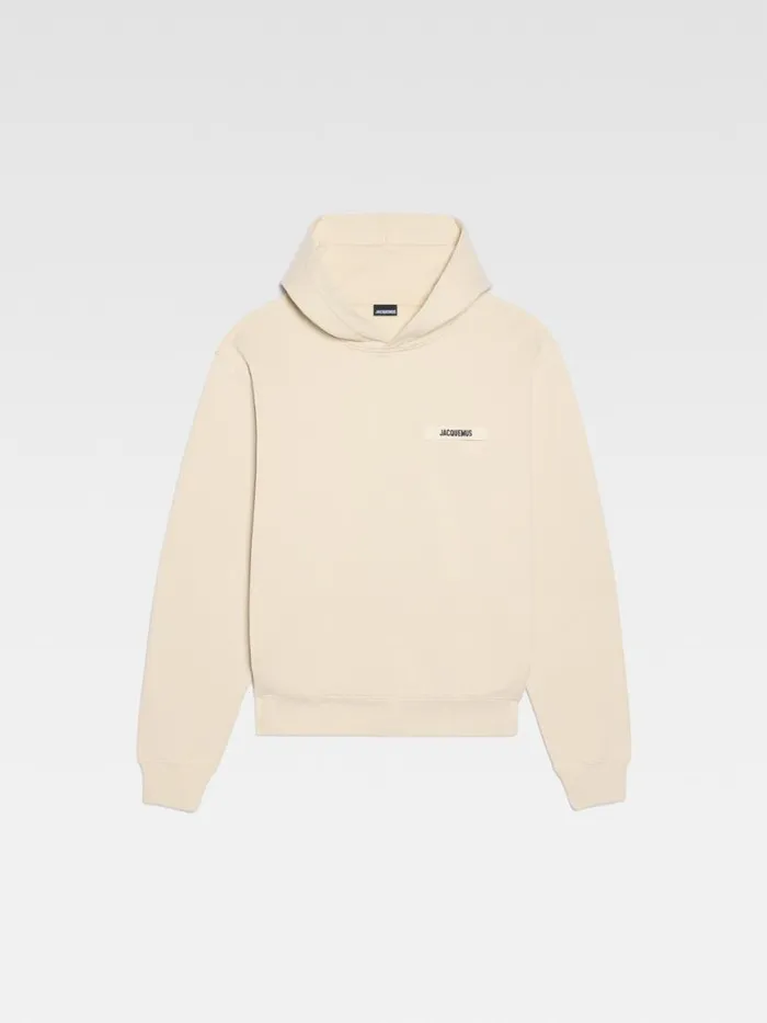 The Gros Grain Hoodie Beige WomenMen JACQUEMUS Sweatshirts and Joggings The Gros Grain Hoodie Beige WomenMen JACQUEMUS Sweatshirts and Joggings
