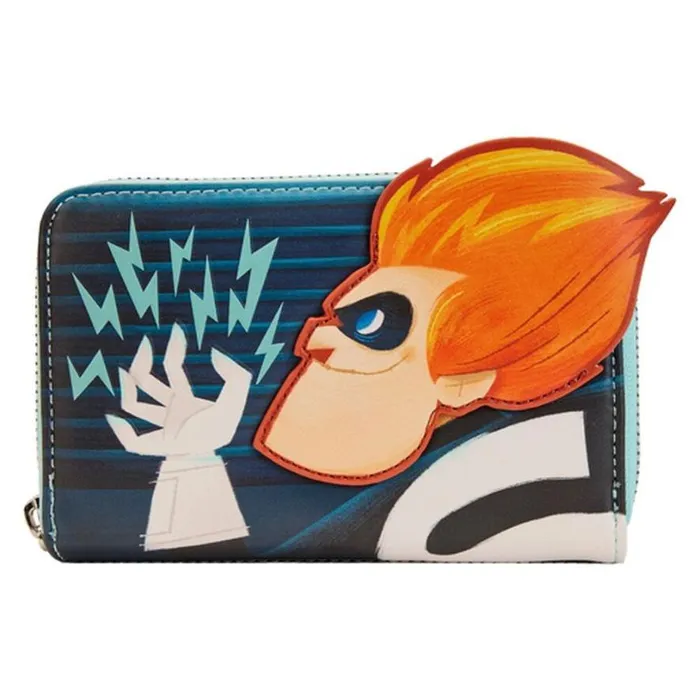 The Incredibles Syndrome Glow Zip Around Wallet Unisex Loungefly Bags and Wallets The Incredibles Syndrome Glow Zip Around Wallet Unisex Loungefly Bags and Wallets