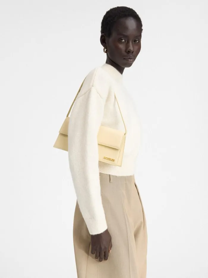 The Long Bambino Ivory Women JACQUEMUS Shoulder Bags The Long Bambino Ivory Women JACQUEMUS Shoulder Bags