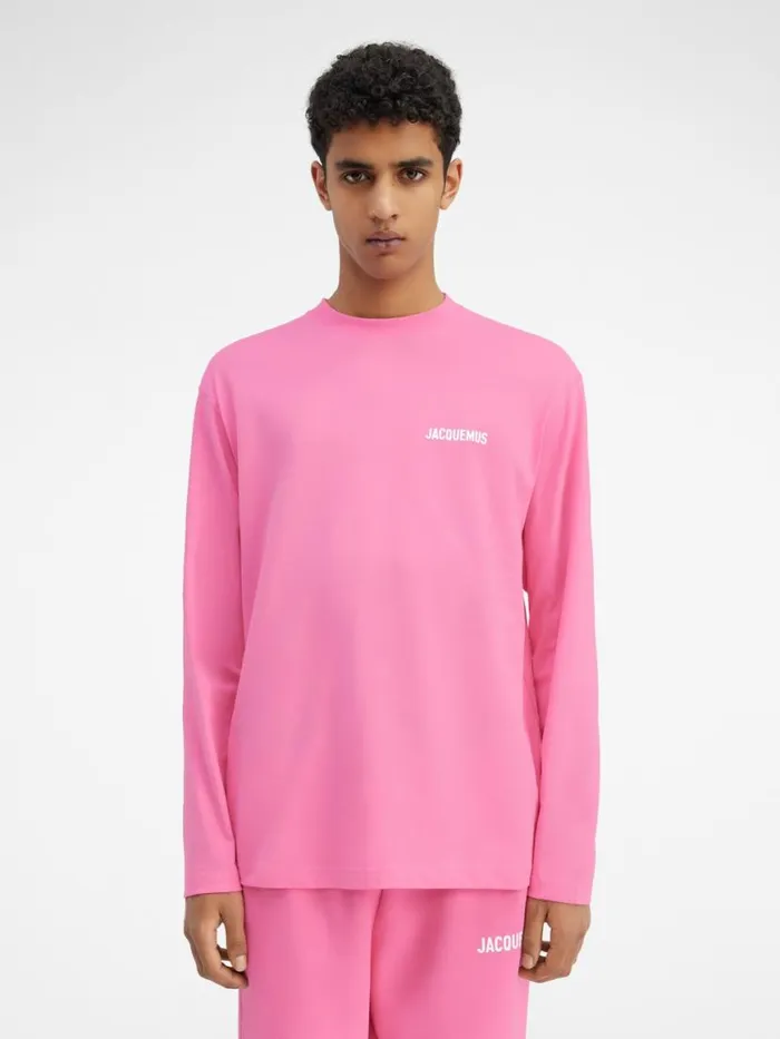 The Longsleeve Tshirt Pink WomenMen JACQUEMUS Tshirts