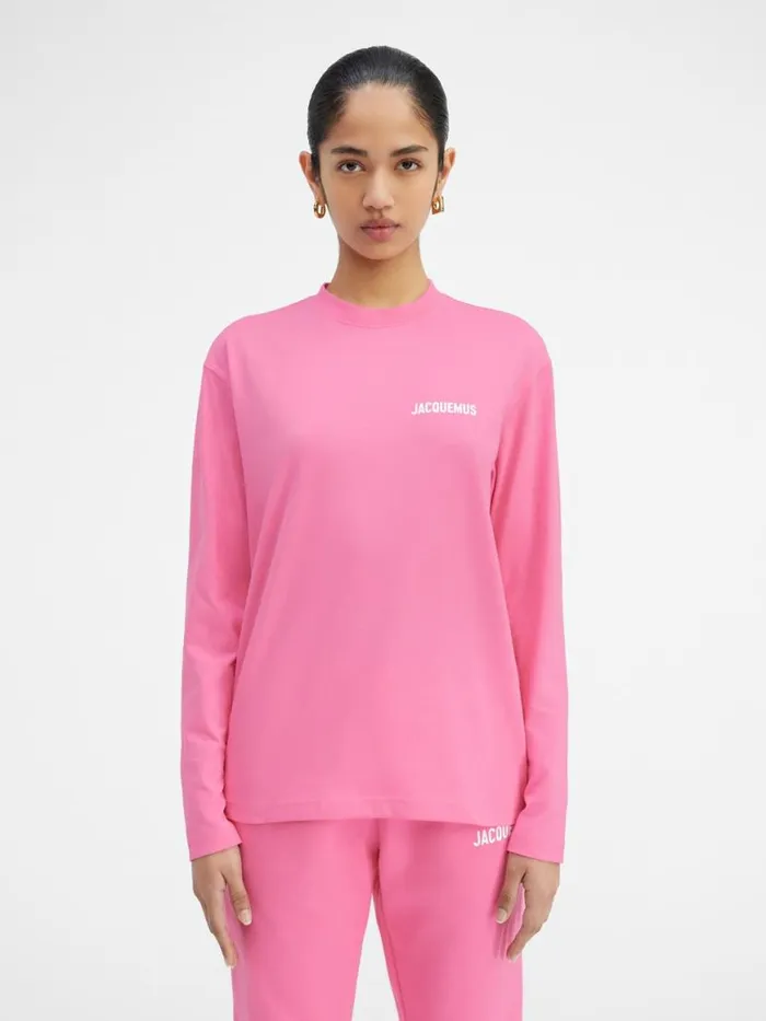 The Longsleeve Tshirt Pink WomenMen JACQUEMUS Tshirts The Longsleeve Tshirt Pink WomenMen JACQUEMUS Tshirts