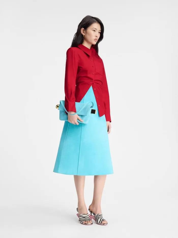 The Pablo Shirt Dark Red Women JACQUEMUS Tops and Shirts The Pablo Shirt Dark Red Women JACQUEMUS Tops and Shirts