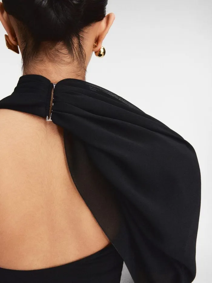 The Pablo Top Black Women JACQUEMUS Tops and Shirts The Pablo Top Black Women JACQUEMUS Tops and Shirts