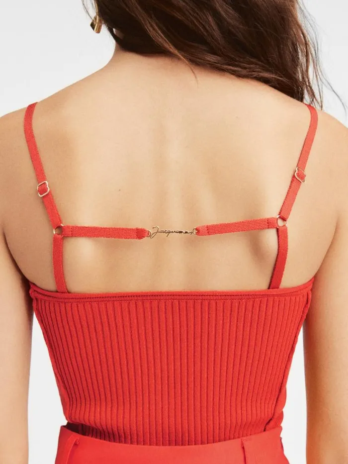 The Sierra Top Orange Women JACQUEMUS Tops and Shirts The Sierra Top Orange Women JACQUEMUS Tops and Shirts