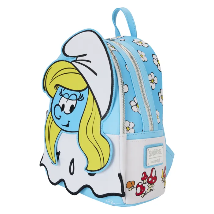 The Smurfs Smurfette Cosplay Mini Backpack Unisex Loungefly Backpacks The Smurfs Smurfette Cosplay Mini Backpack Unisex Loungefly Backpacks