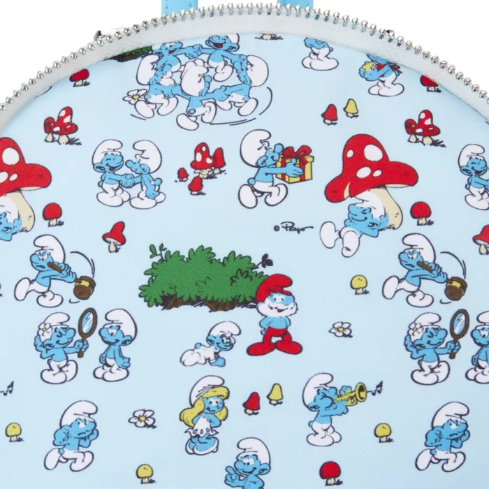 The Smurfs Smurfette Cosplay Mini Backpack Unisex Loungefly Backpacks The Smurfs Smurfette Cosplay Mini Backpack Unisex Loungefly Backpacks