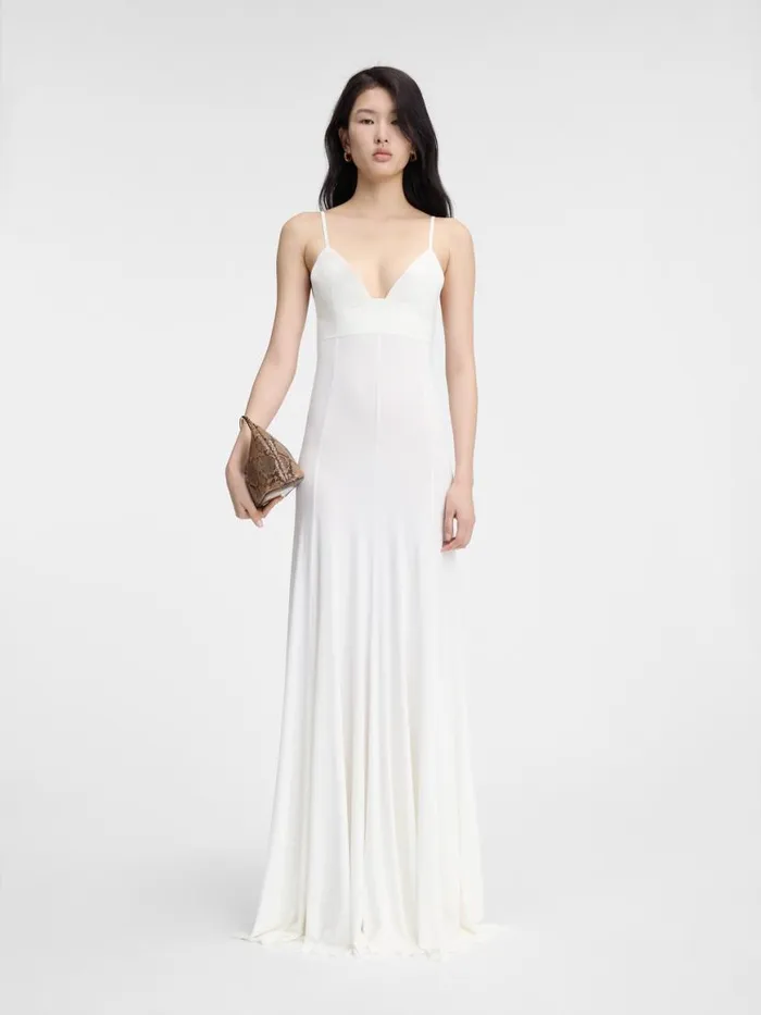 The Spallina Dress White Women JACQUEMUS Dresses and Skirts