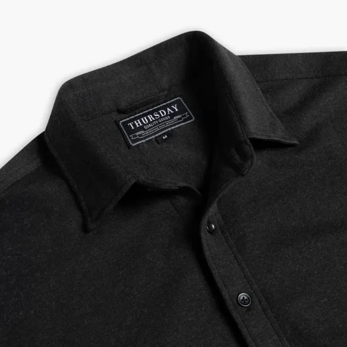 Thursday Boots Flannels Everyday ButtonDown Shirt Black 8211 Men Thursday Boots Flannels Everyday ButtonDown Shirt Black 8211 Men