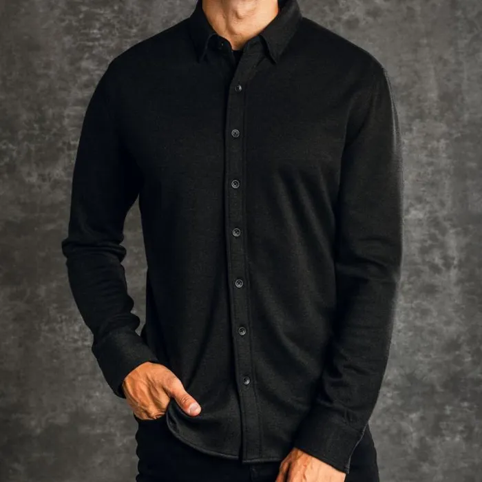Thursday Boots Flannels Everyday ButtonDown Shirt Black 8211 Men Thursday Boots Flannels Everyday ButtonDown Shirt Black 8211 Men
