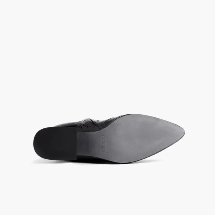 Thursday Boots High Heel Heartbreaker Black Croco 8211 Women Thursday Boots High Heel Heartbreaker Black Croco 8211 Women