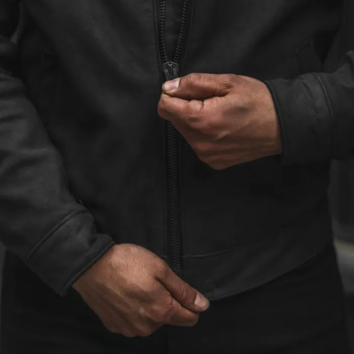 Thursday Boots Leather Racer Jacket Black Matte 8211 Men Thursday Boots Leather Racer Jacket Black Matte 8211 Men