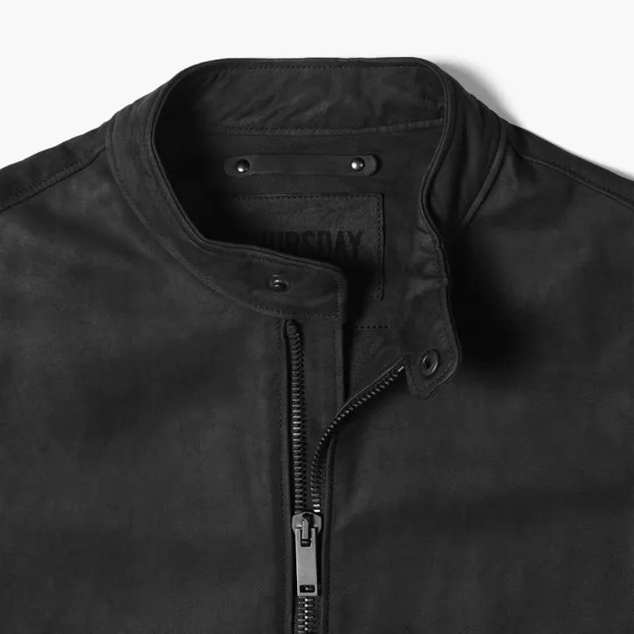 Thursday Boots Leather Racer Jacket Black Matte 8211 Men Thursday Boots Leather Racer Jacket Black Matte 8211 Men