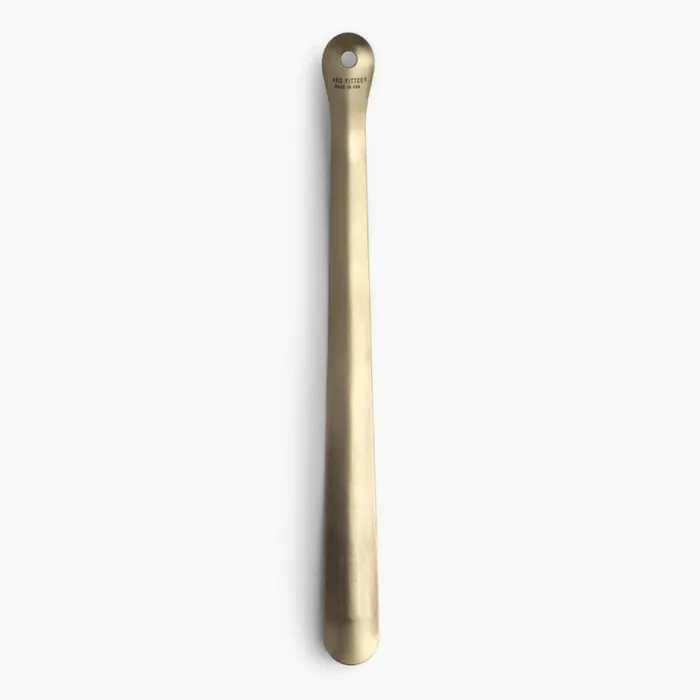 Thursday Boots Shoe Care and Laces Cobbler039s Choice 16034 Metal Shoe Horn Brushed Brass 8211 MenWomen Thursday Boots Shoe Care and Laces Cobbler039s Choice 16034 Metal Shoe Horn Brushed Brass 8211 MenWomen