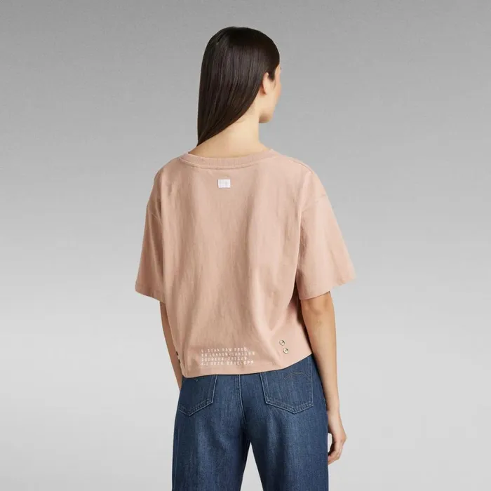 Tops and Tshirts Women GStar RAW Adjustable TShirt Backsnaps Tuscany