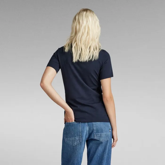 Tops and Tshirts Women GStar RAW Chest Logo Optic Slim Top Salute