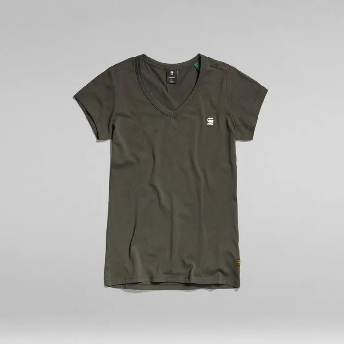 Tops and Tshirts Women GStar RAW Eyben Slim VNeck Top Asfalt