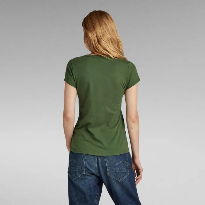 Tops and Tshirts Women GStar RAW Graphic 1 Slim Top Dark Nuri Green