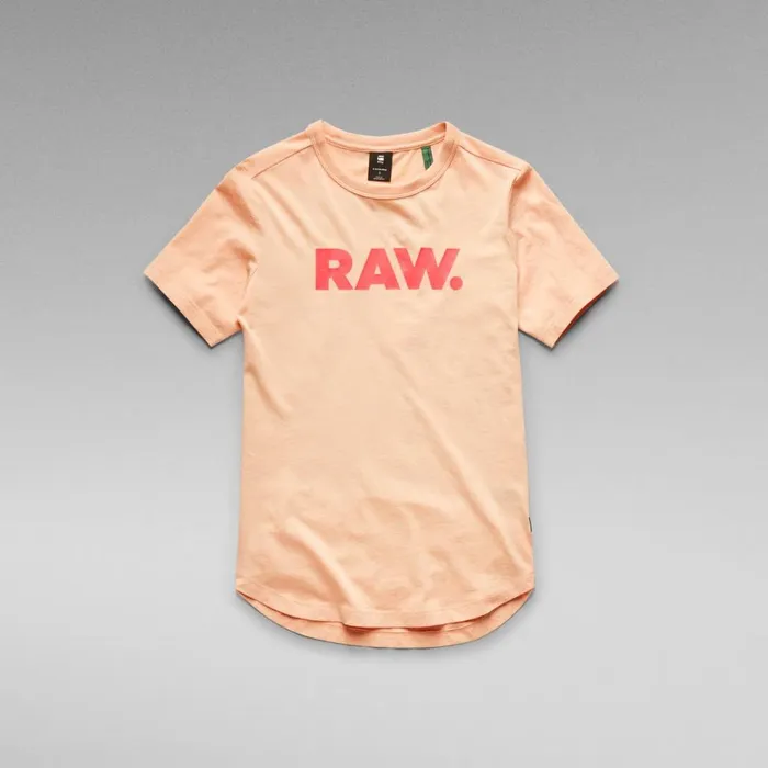 Tops and Tshirts Women GStar RAW RAW Slim TShirt Peach Nougat