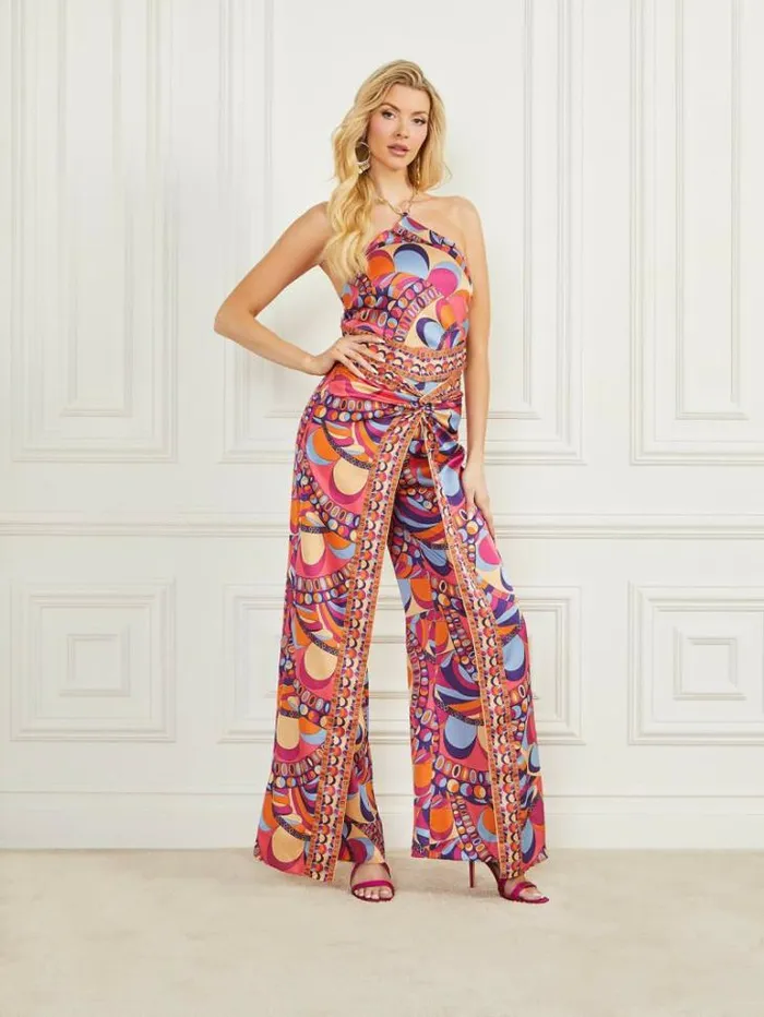 Tops And Sweaters Women Marciano Gypset Scarf Top Tulum Print Tops And Sweaters Women Marciano Gypset Scarf Top Tulum Print