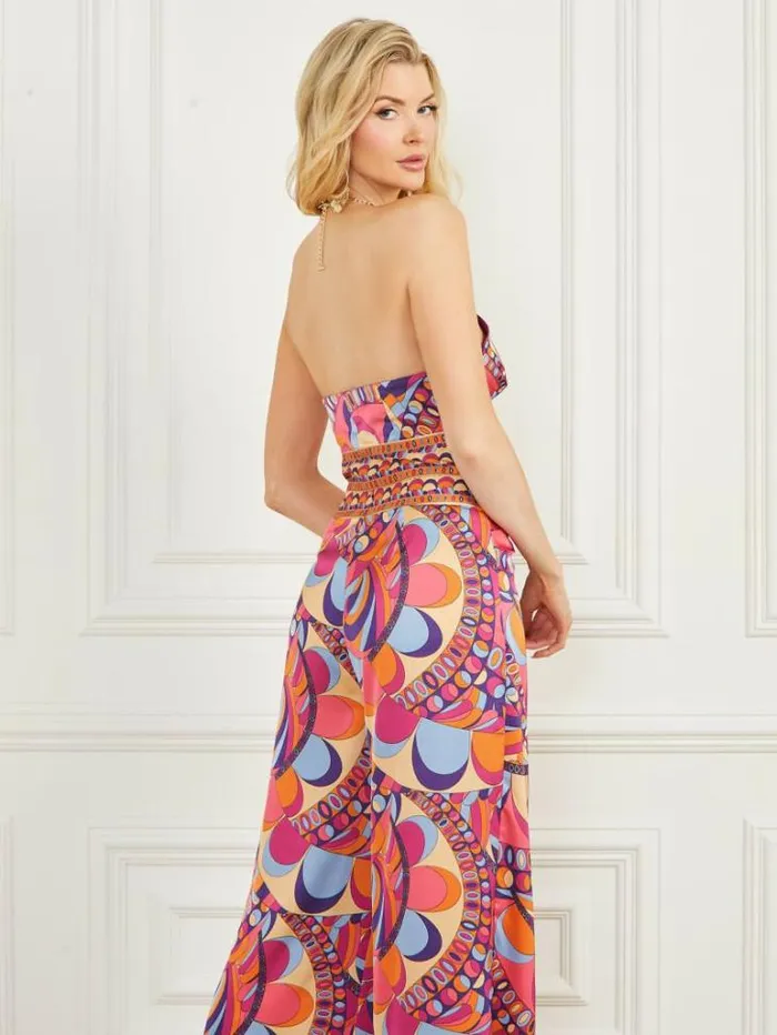 Tops And Sweaters Women Marciano Gypset Scarf Top Tulum Print Tops And Sweaters Women Marciano Gypset Scarf Top Tulum Print