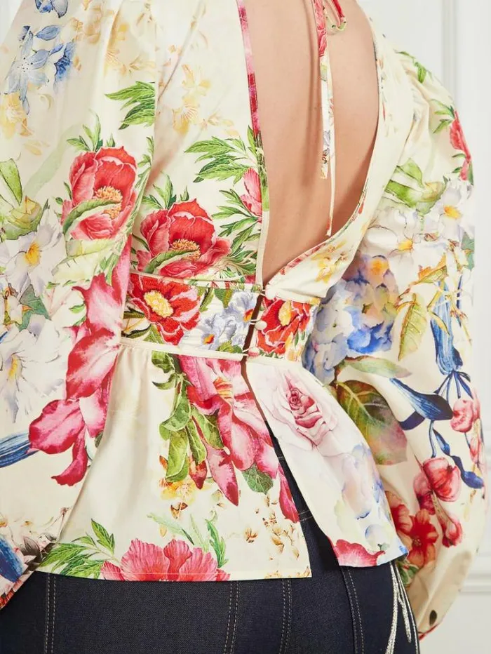 Tops And Sweaters Women Marciano Mira Top Glorious Garden Ao Tops And Sweaters Women Marciano Mira Top Glorious Garden Ao
