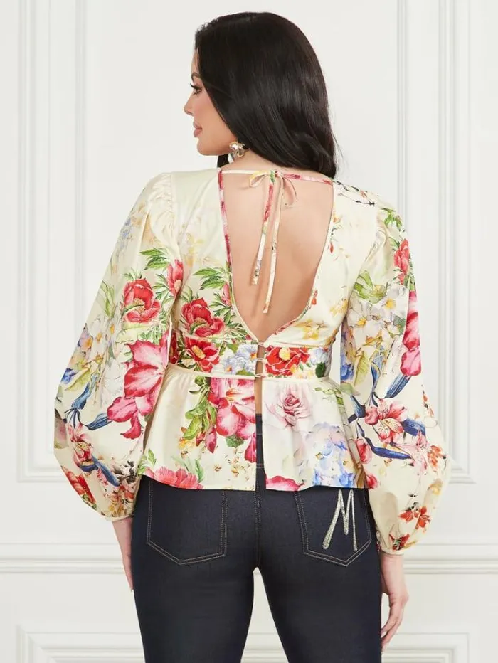 Tops And Sweaters Women Marciano Mira Top Glorious Garden Ao Tops And Sweaters Women Marciano Mira Top Glorious Garden Ao