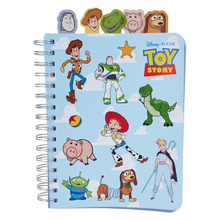 Toy Story Movie Collab Toy Box Stationery Spiral Tab Journal Unisex Loungefly Small Accessories Toy Story Movie Collab Toy Box Stationery Spiral Tab Journal Unisex Loungefly Small Accessories