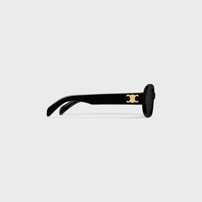 Triomphe 01 Sunglasses In Acetate Black Women CELINE SUNGLASSES Triomphe 01 Sunglasses In Acetate Black Women CELINE SUNGLASSES