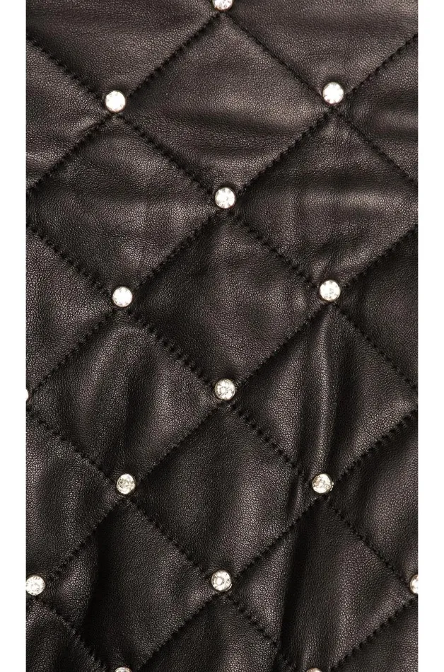 Valletta Leather Mini Skirt Black Women Lovers and Friends Skirts