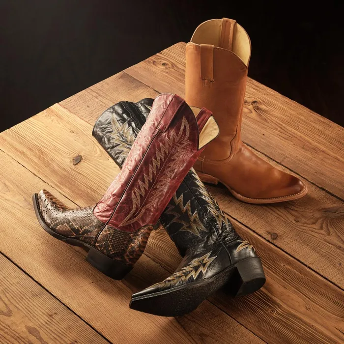 Western Women Stetson Sarah Boots Black