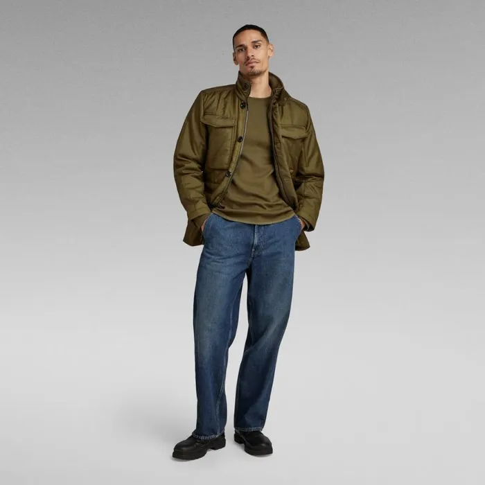 Winter Coats Men GStar RAW Field Jacket Dark Oliveasfalt
