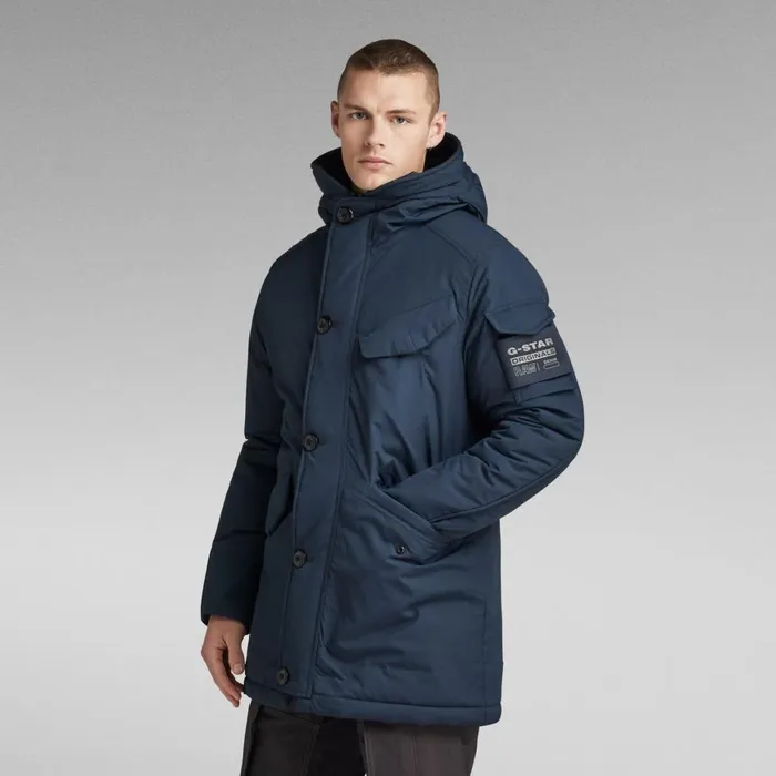Winter Coats Men GStar RAW Vodan Padded Hooded Parka Salute