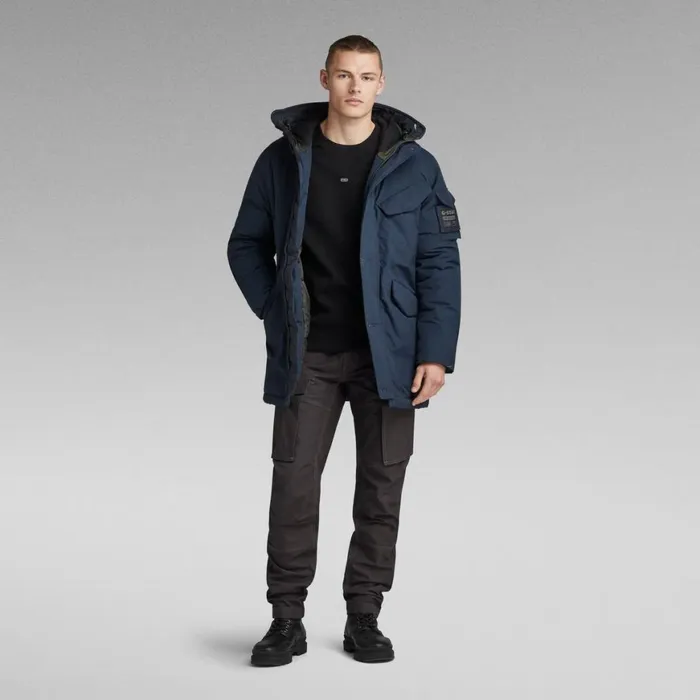 Winter Coats Men GStar RAW Vodan Padded Hooded Parka Salute