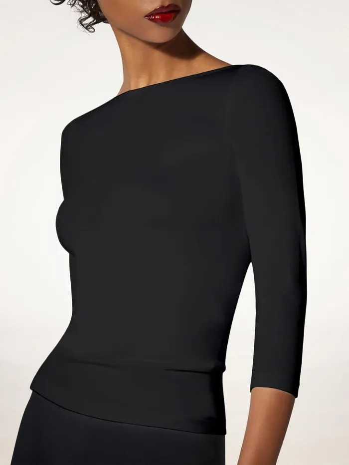 Wolford Cordoba Top Long Sleeves Black Women Longsleeved Tops