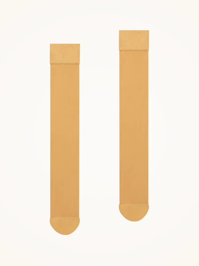 Wolford Individual 10 KneeHighs Gobi Women ThighHighs and KneeHighs
