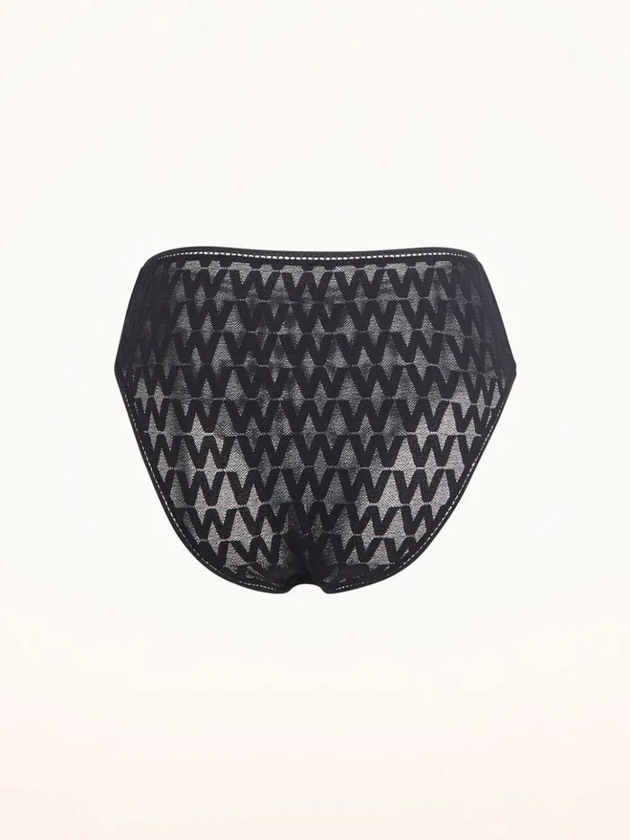 Wolford Net Logo Panty Black Women Panties