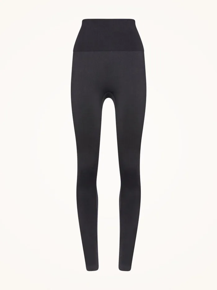 Wolford The WOW Wonderful Leggings Black Logo Women Athleisure Leggings